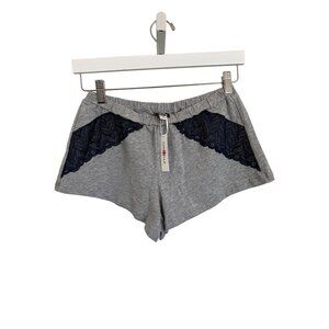 Cosabella Ferrara Boxer Shorts With Navy Lace Trim